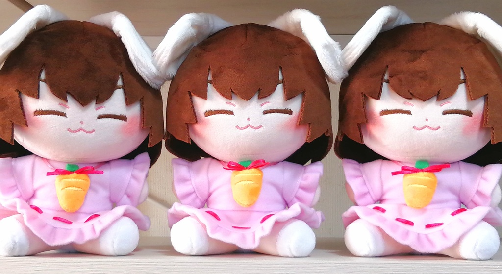 東方Project 因幡てゐ（にっこり） ハンドメイド ぬいぐるみ