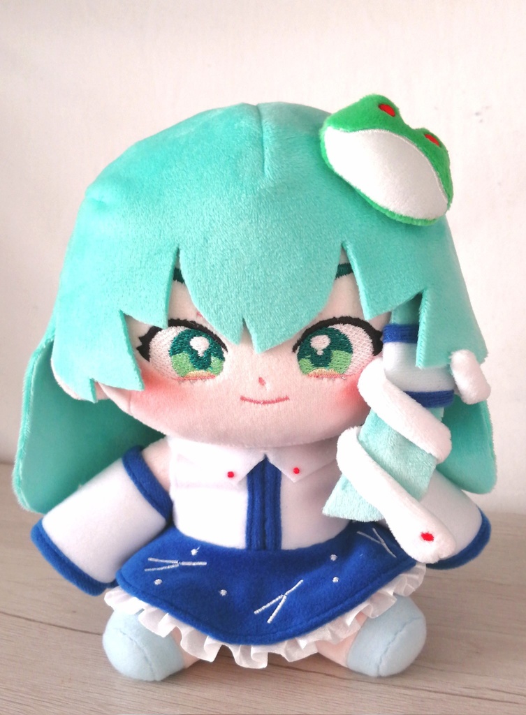 東方Project　東風谷早苗　ハンドメイドのぬいぐるみ