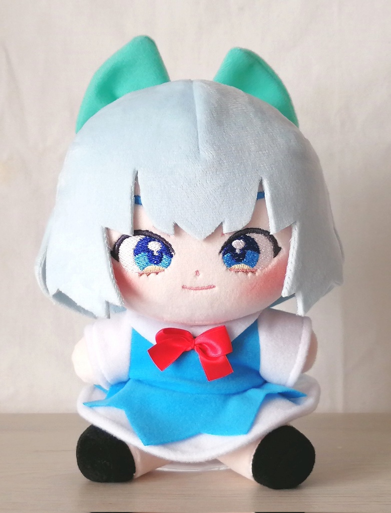 東方Project　チルノ　ハンドメイドのぬいぐるみ