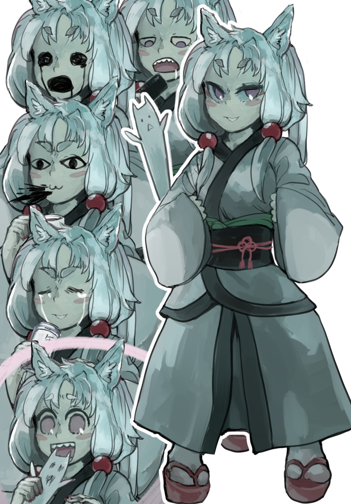 東北イタコ立ち絵素材‗by‗nyararuto