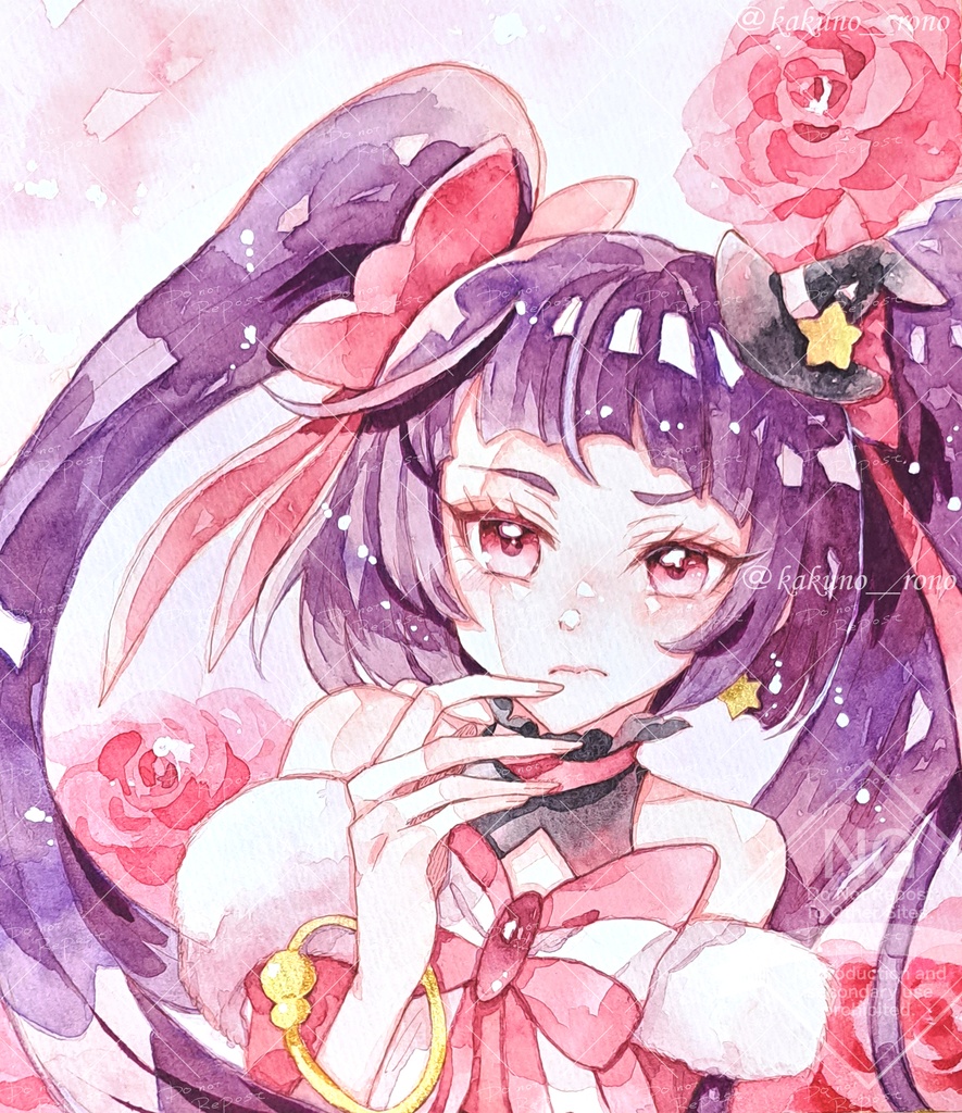 イラスト色紙(キュアマジカル)