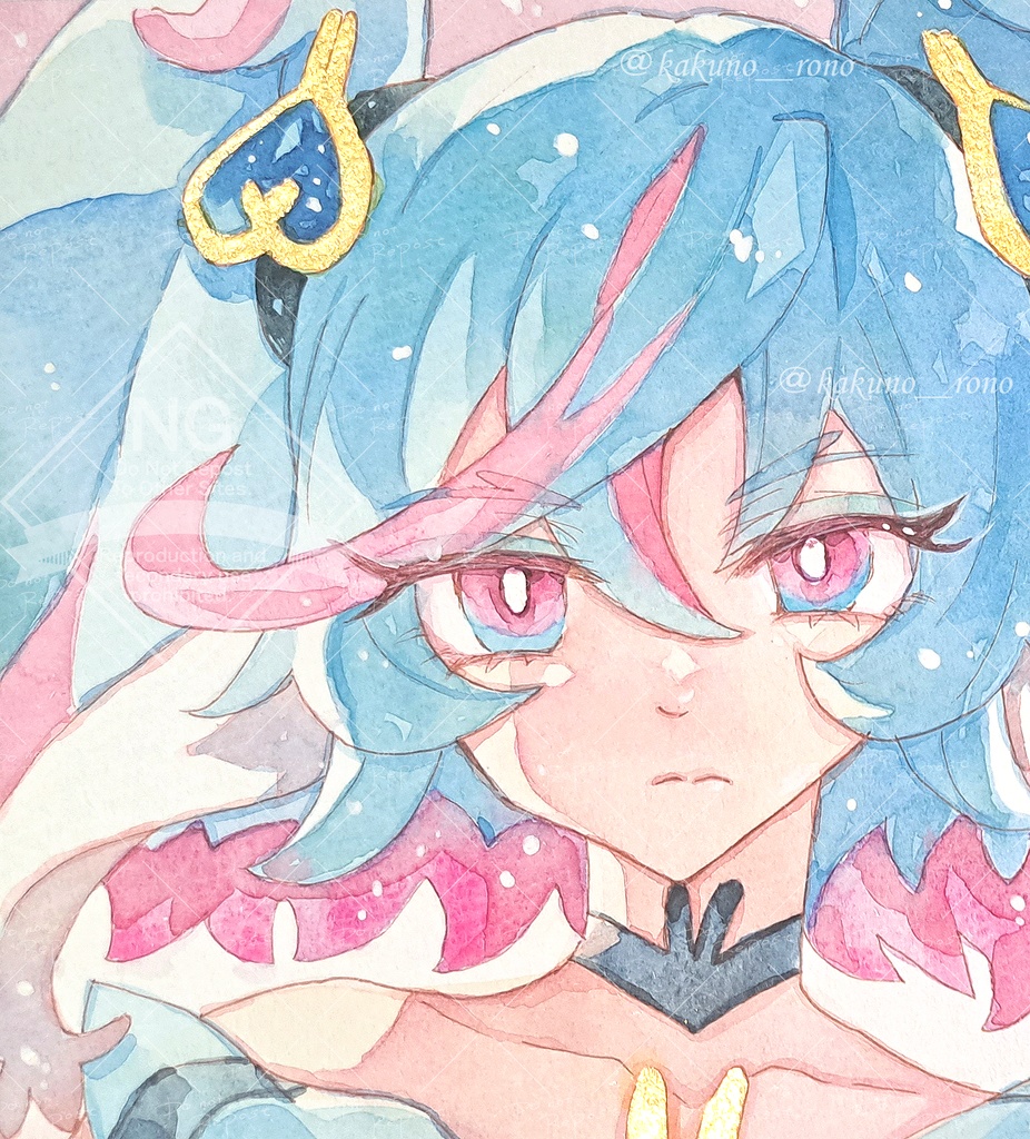 イラスト色紙(キュアシュプリーム)