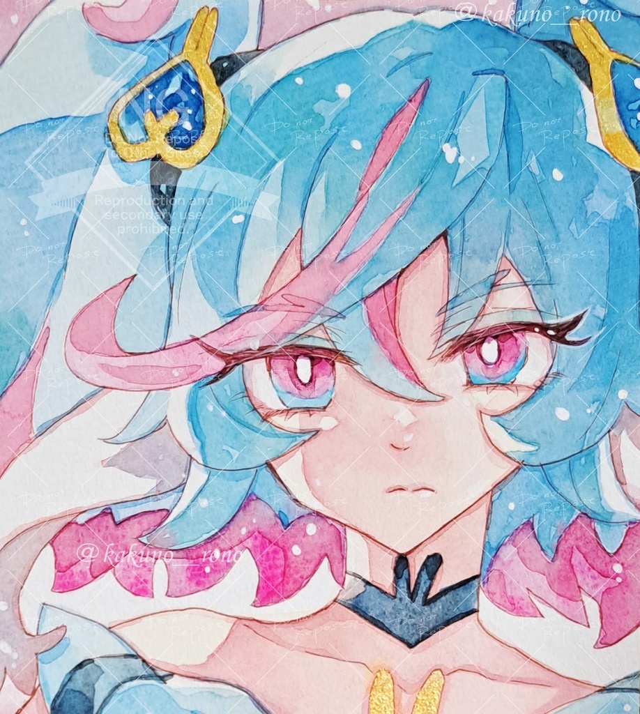 イラスト色紙(キュアシュプリーム)