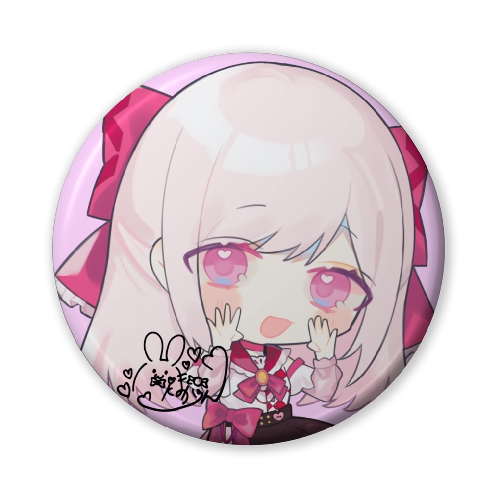 まかろん4周年記念缶バッジ B サインver.