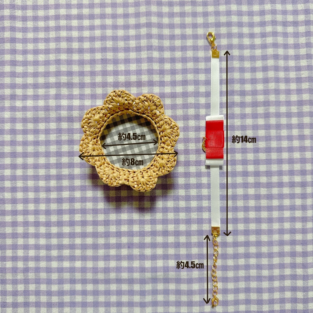 あみあみレースの帽子