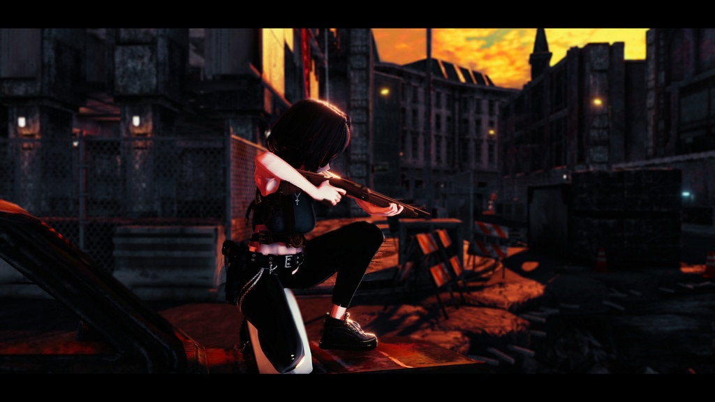 【武器ポーズ集】: Vol. 2(ピストル、双銃、ショットガン専用)【合計65個以上】(無料版あり)