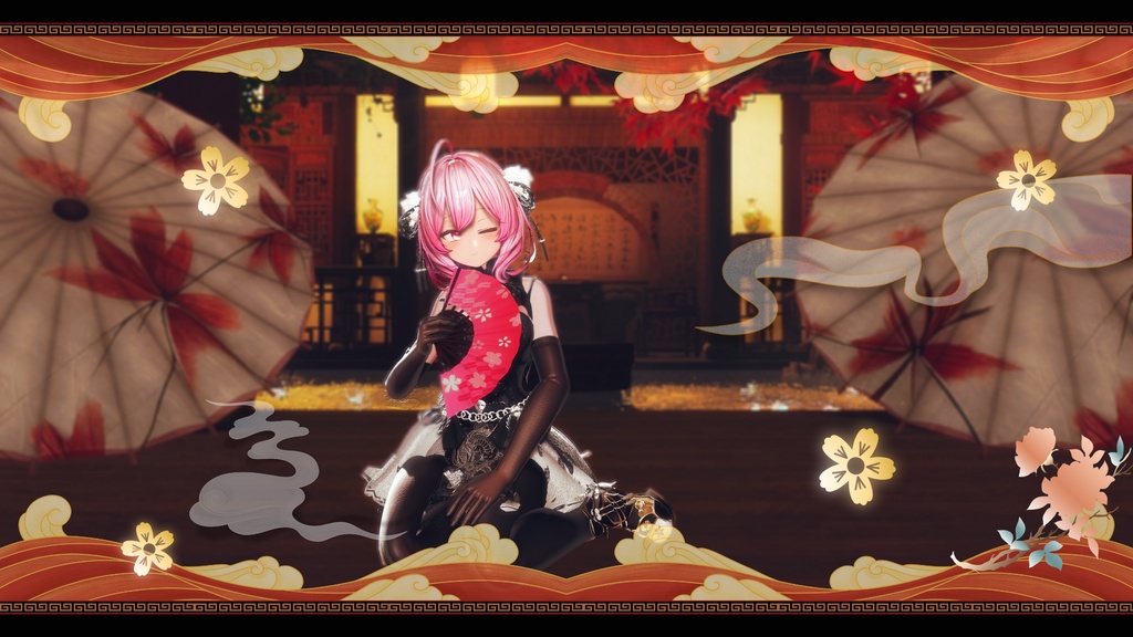 【衣装ポーズ集】: Vol.1(浴衣&チャイナドレス対応)【合計70個以上】