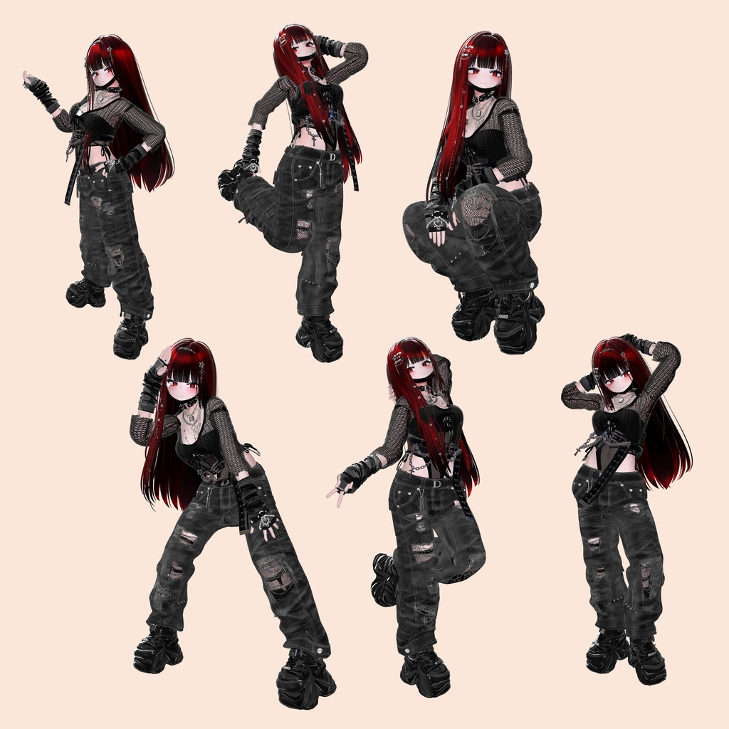 【Street Collection】ストリート系ポーズ集(合計60個)