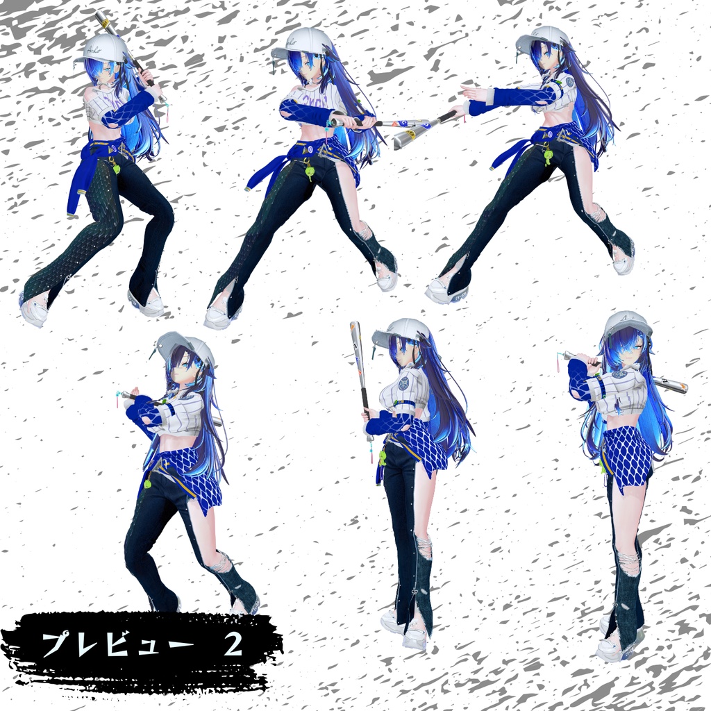 【運動ポーズ集(排球、野球)】:Vol. 1(合計71個)