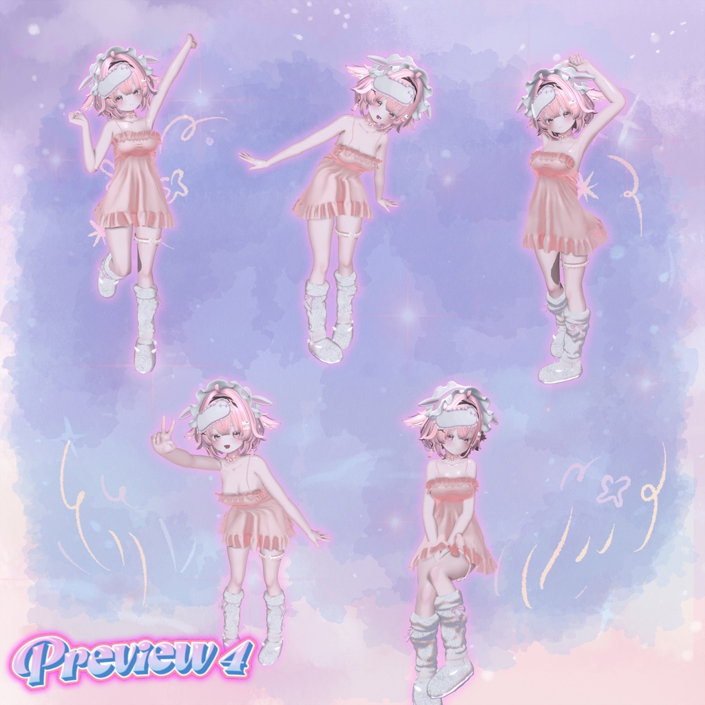 ✨セール中✨【かわいいポーズ集】:Vol. 1(合計50個)