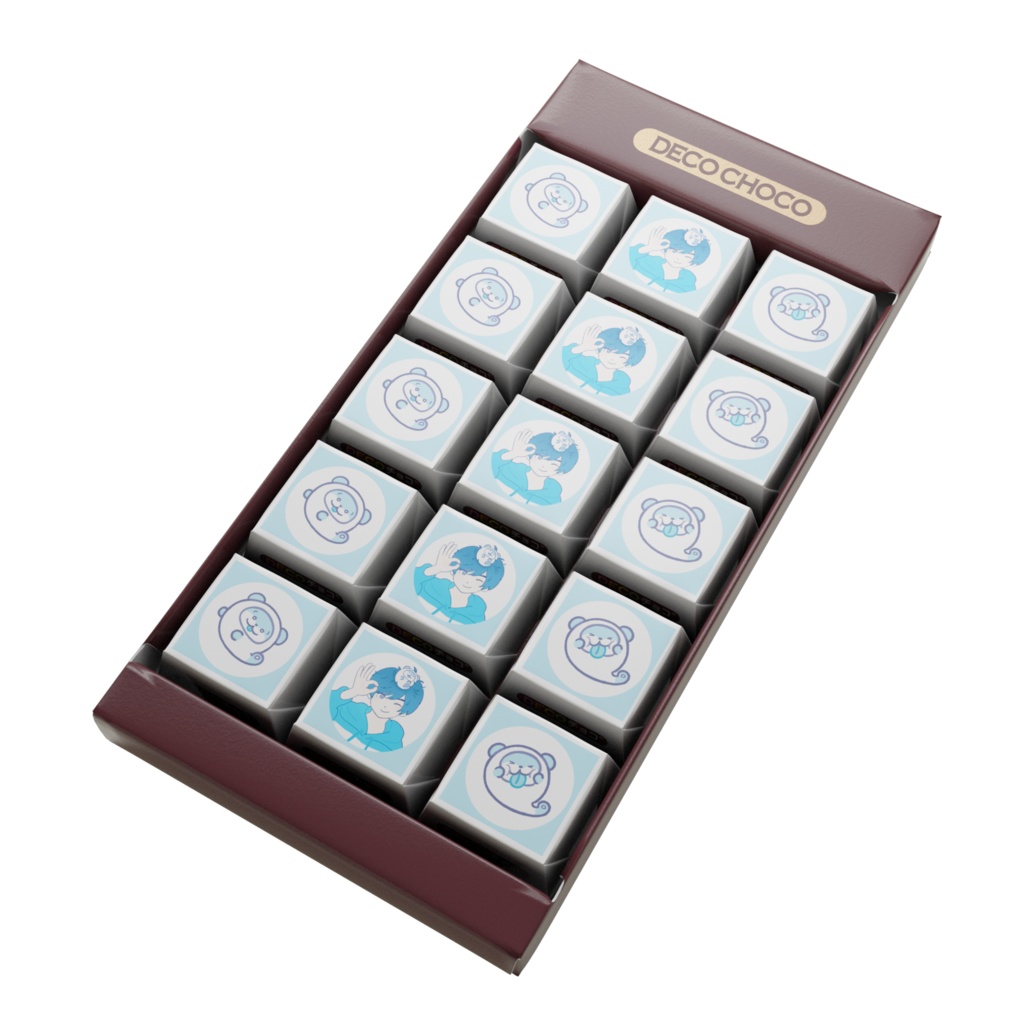 【期間限定】ばけはむ DECOチョコ【配信者グッズ特集】