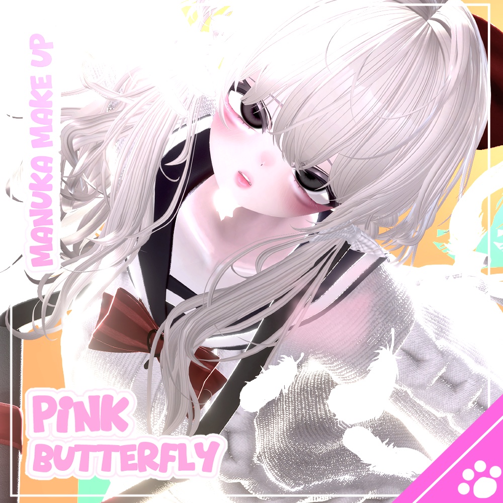 pink butterfly manuka make up