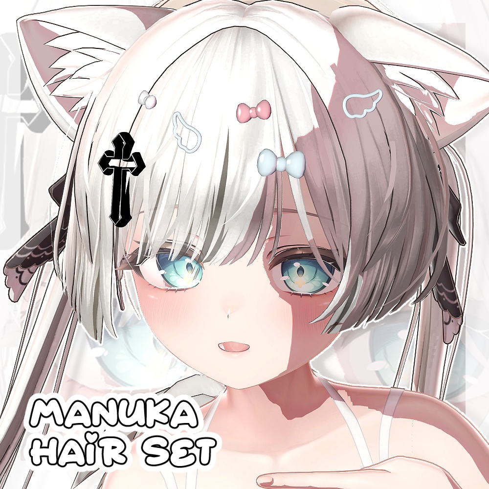 manuka hair acc set'