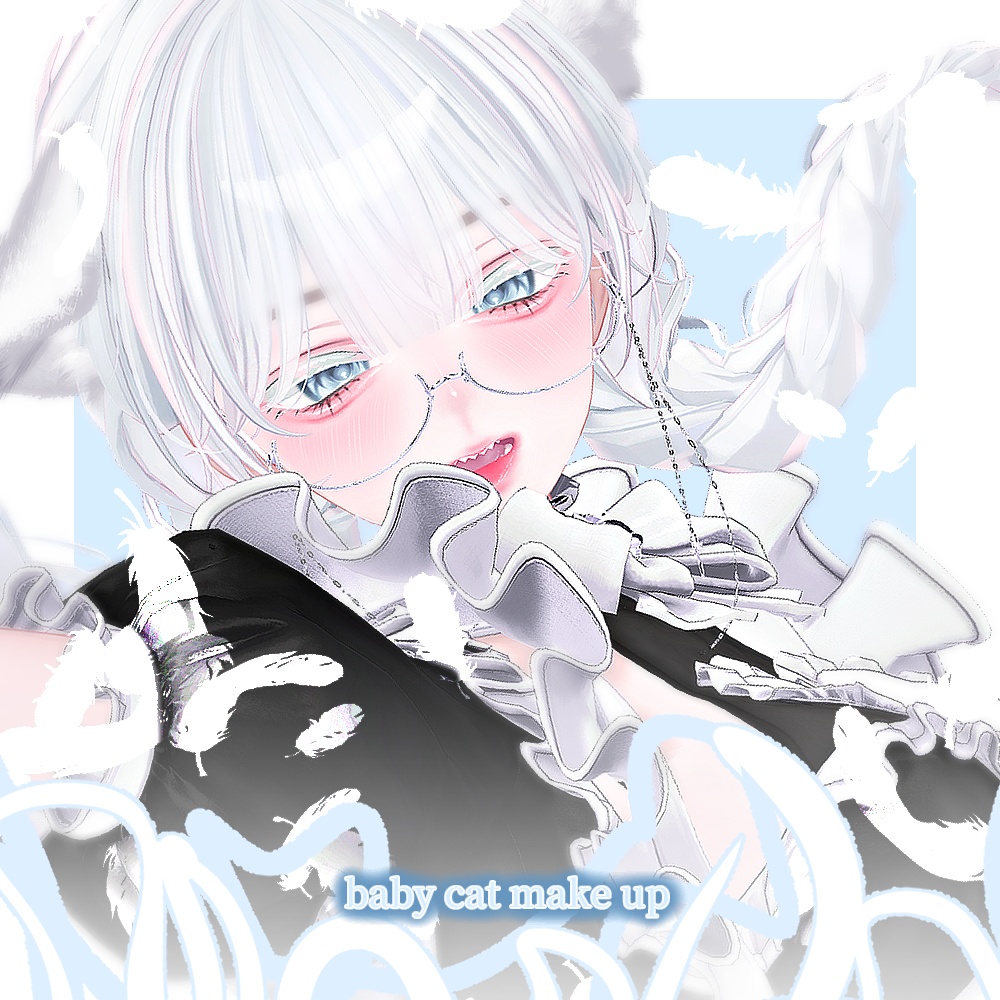 =`ω´= shinra baby cat make up=`ω´=
