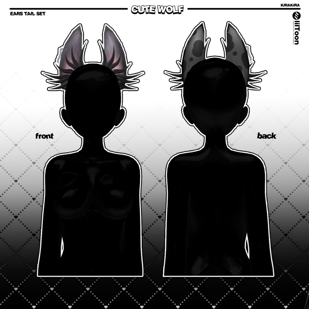 ๐ฅ๐บcute wolf_ear tail๐บ๐ฅ