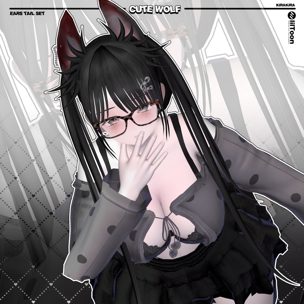 ๐ฅ๐บcute wolf_ear tail๐บ๐ฅ