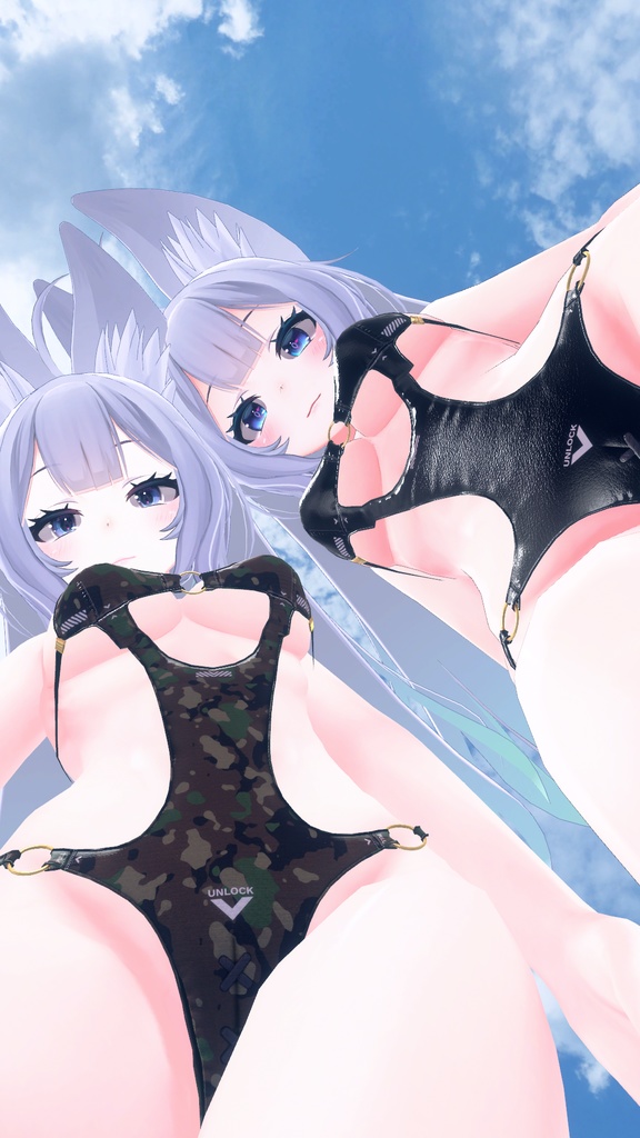 【5アバター対応】セクシーランジェリー/Wolferia Moe Kikyo SELESTIA Kyalóng lingerie
