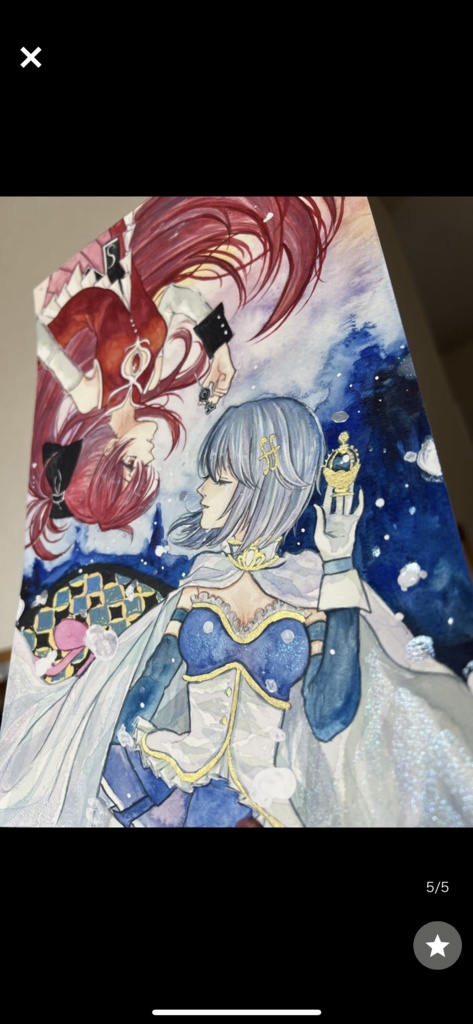 手描きイラスト 原画 うたかた さやか 杏子