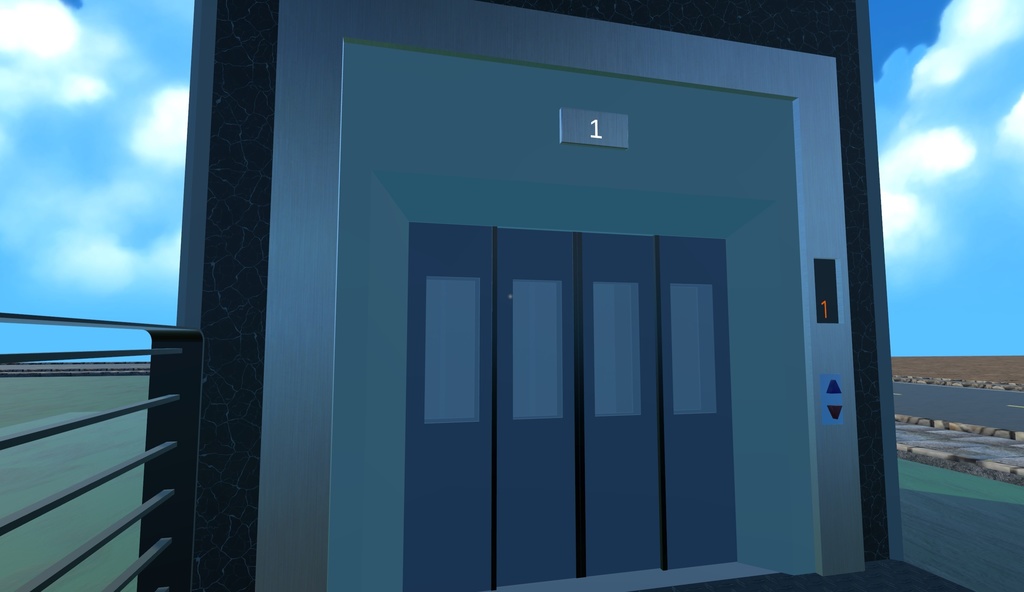 VRChat ワールド ギミック エレベーター 集合住宅向け