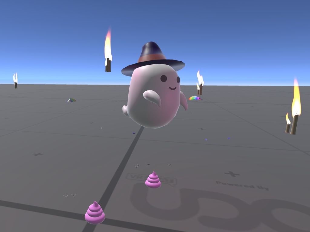 VRChat ワールド ギミック ちょうちょ 蠅 お化け