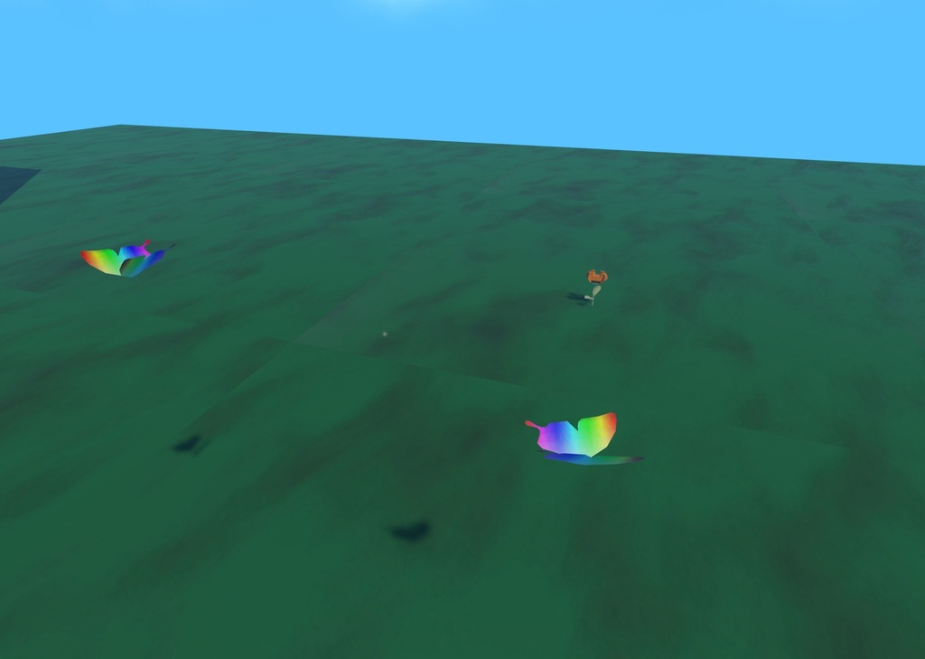 VRChat ワールド ギミック ちょうちょ　蠅　お化け