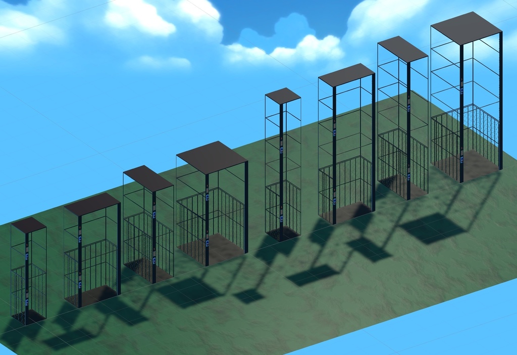VRChat ワールド ギミック エレベーター コンパクト