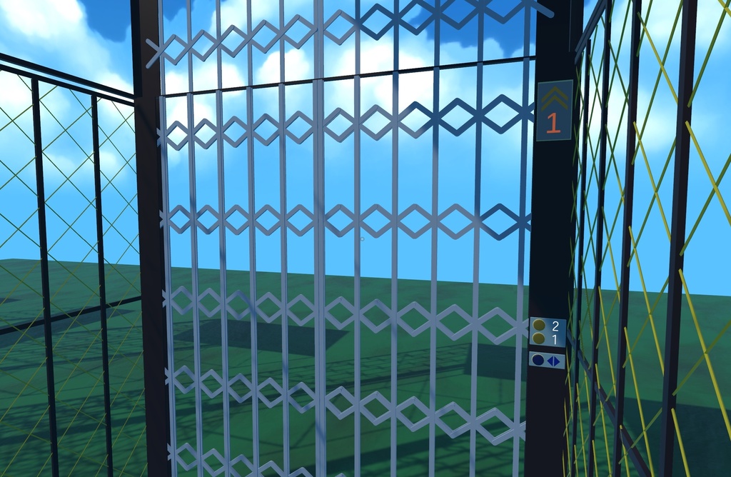 VRChat ワールド ギミック エレベーター コンパクト