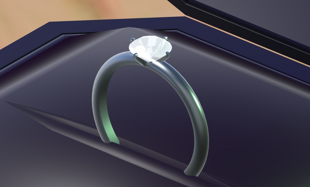 VRChat ワールド ギミック アバター改変不要 アクセサリ エンゲージリング