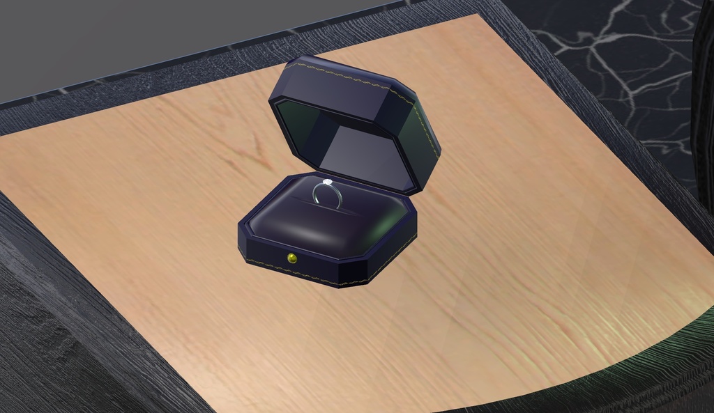 VRChat ワールド ギミック アバター改変不要　アクセサリ　エンゲージリング