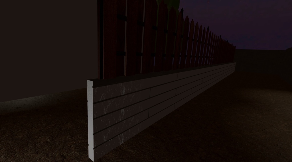 VRChat ワールド ギミック 住宅向け 塀 門柱 門扉