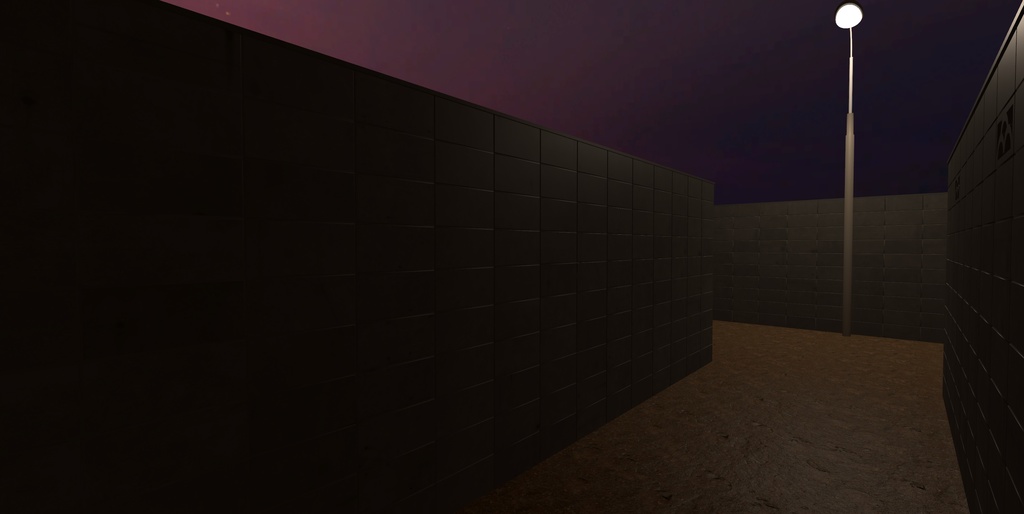 VRChat ワールド ギミック 住宅向け 塀 門柱 門扉