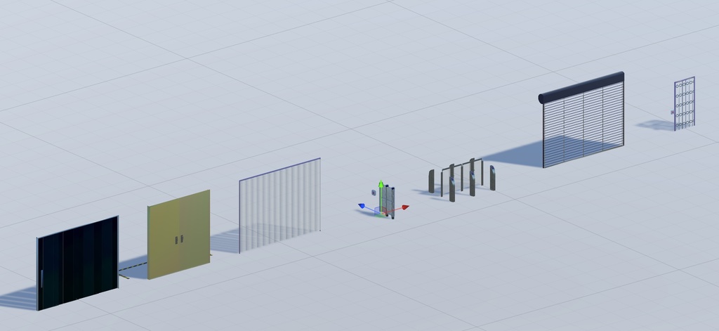 VRChat ワールド ギミック ドア・ゲート