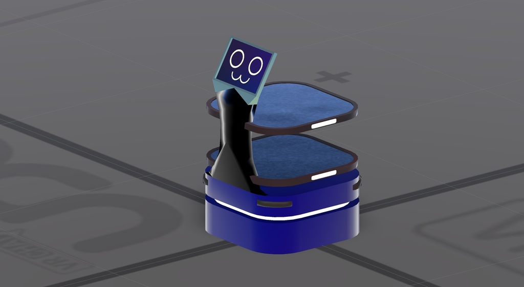 VRChat ワールド ギミック 配膳ロボット