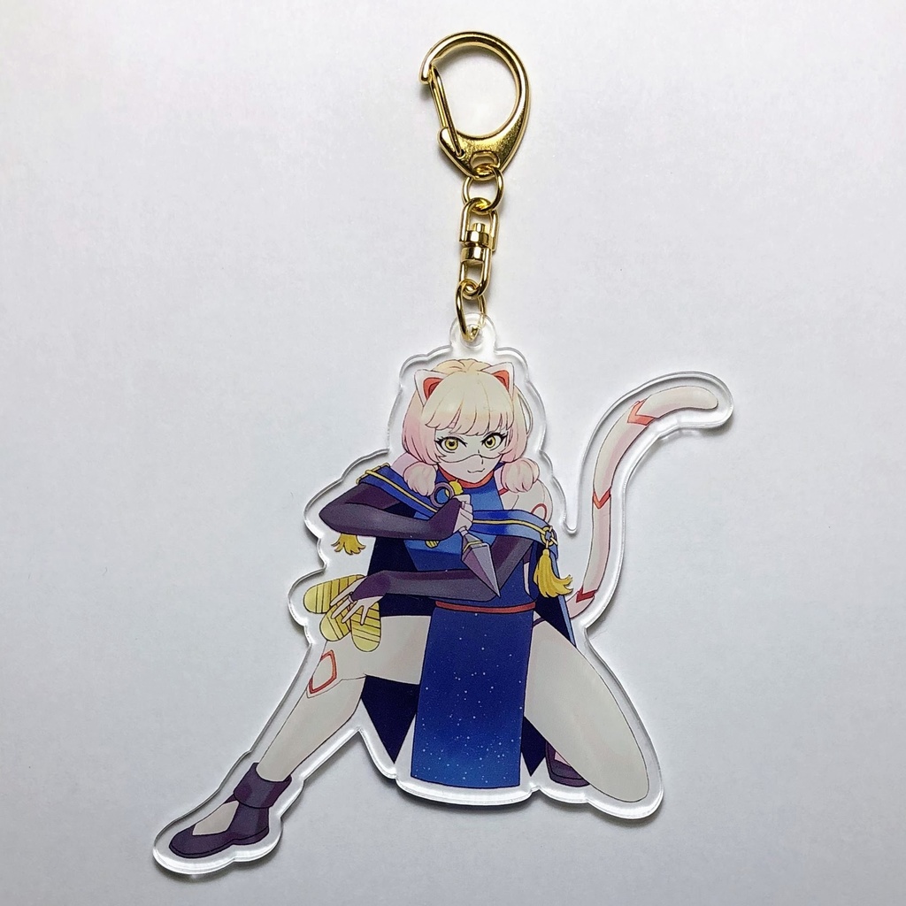 民芸品×メカ×少女 アクリルキーホルダー