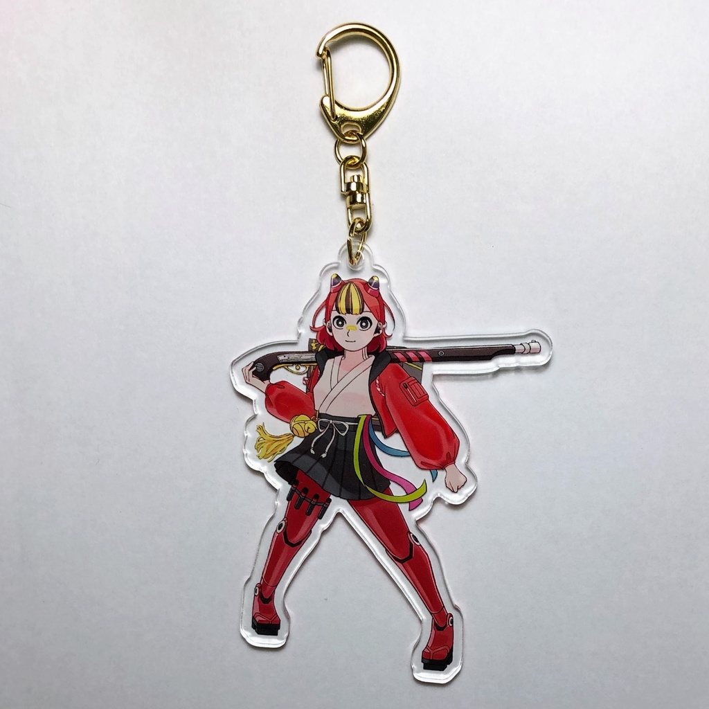 民芸品×メカ×少女 アクリルキーホルダー