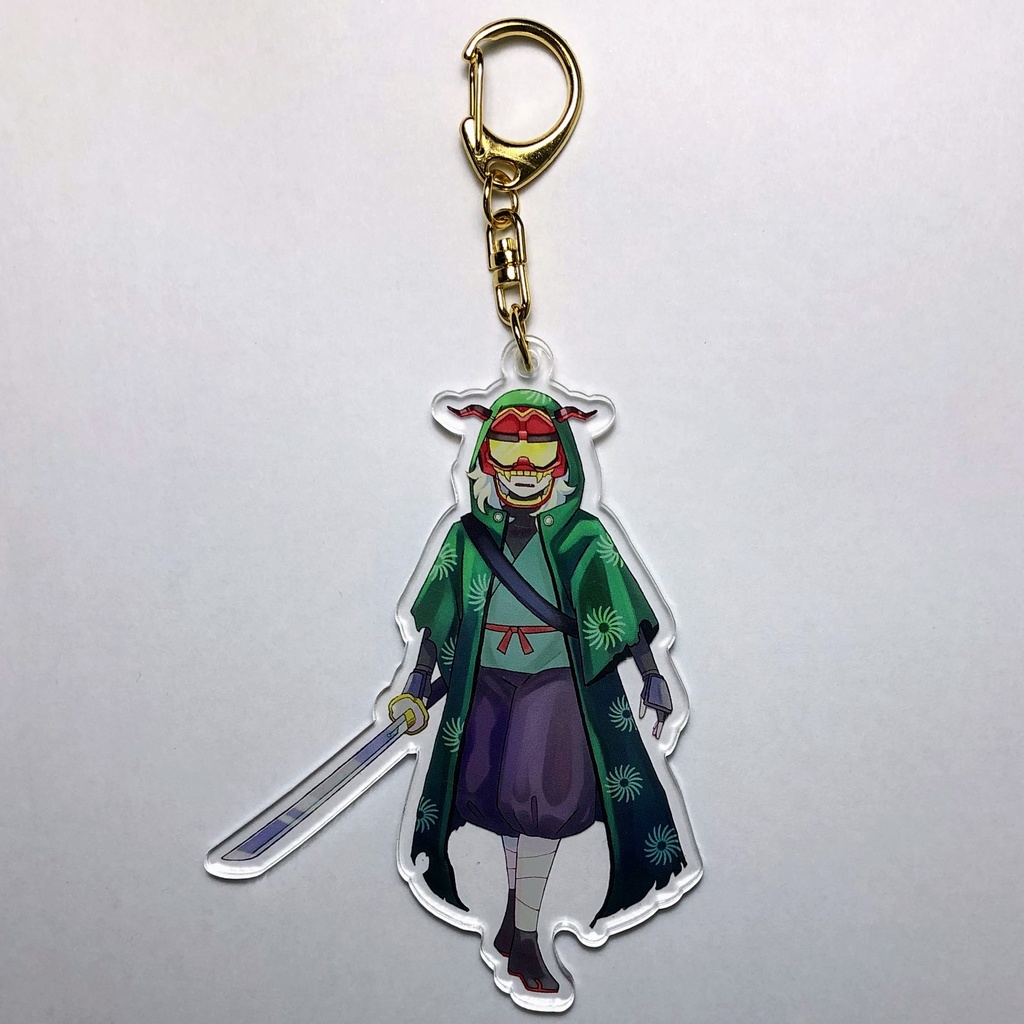 民芸品×メカ×少女 アクリルキーホルダー