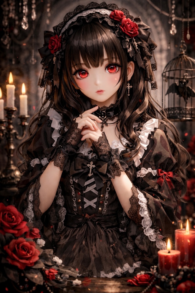 ゴスロリ 女の子 待受画面①