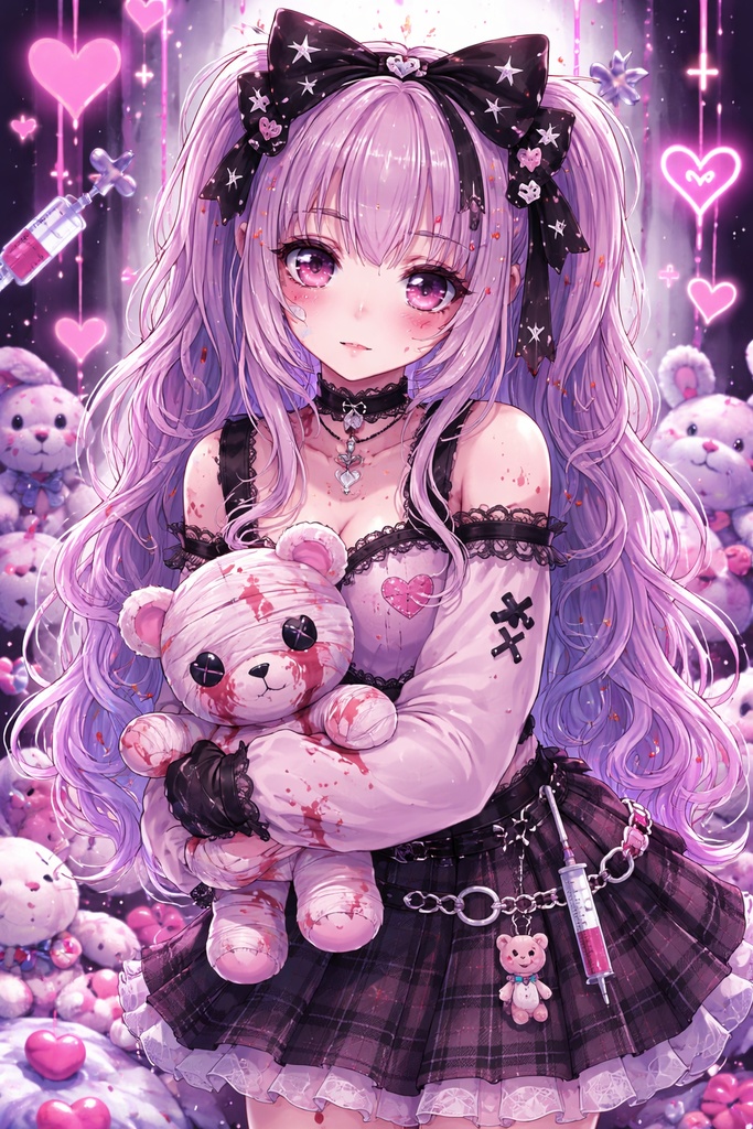 病み可愛い 女の子 待受画面①