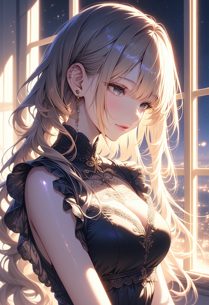 れんちゃんず໒꒱ 待受画面(夜のひととき)beauty