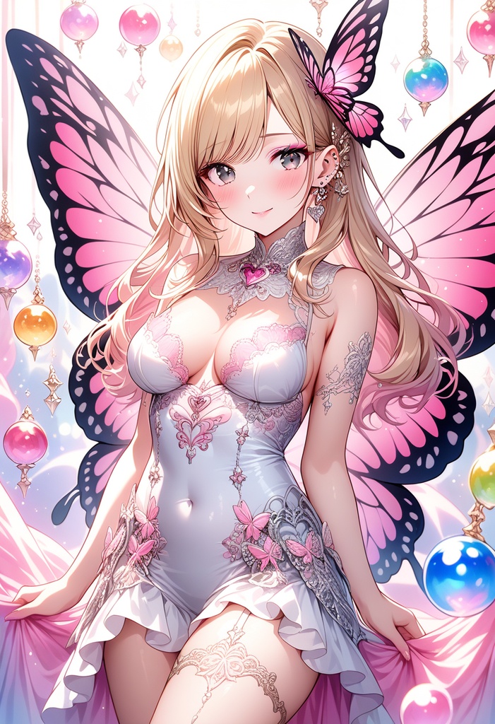 れんちゃんず໒꒱ 待受画面(Butterfly)