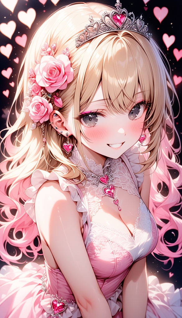 れんちゃんず໒꒱ 待受画面(PINK dress)