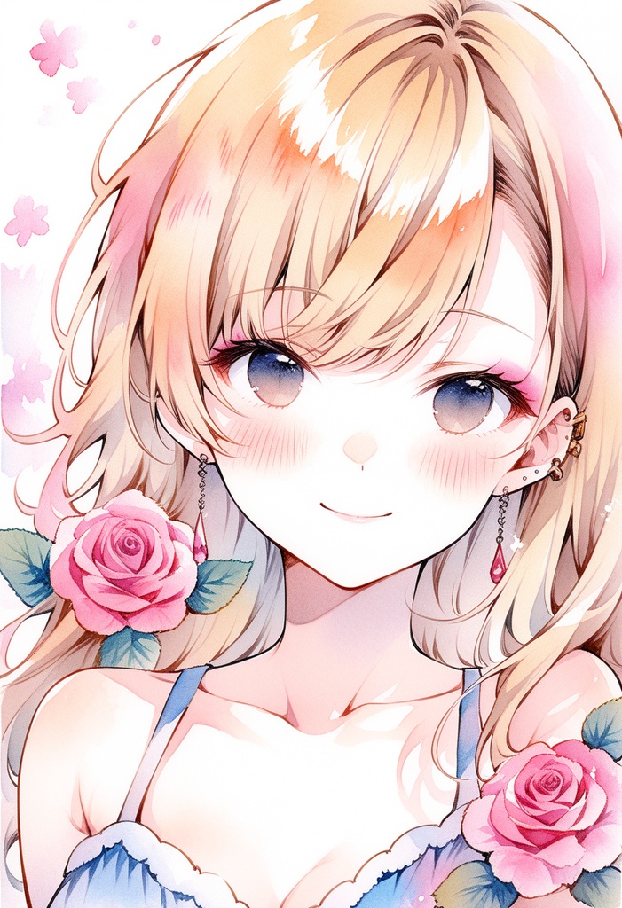 れんちゃんず໒꒱ 待受画面(水彩画)