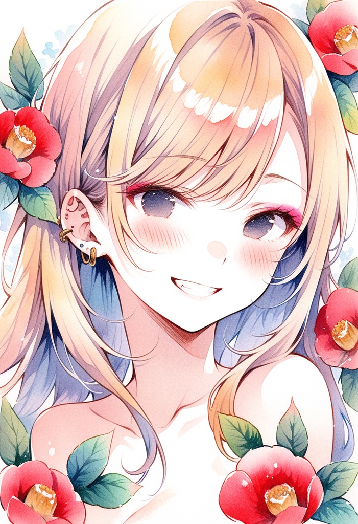 れんちゃんず໒꒱ 待受画面(水彩画)