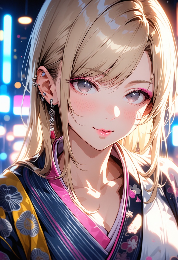 れんちゃんず໒꒱ 待受画面(着物)