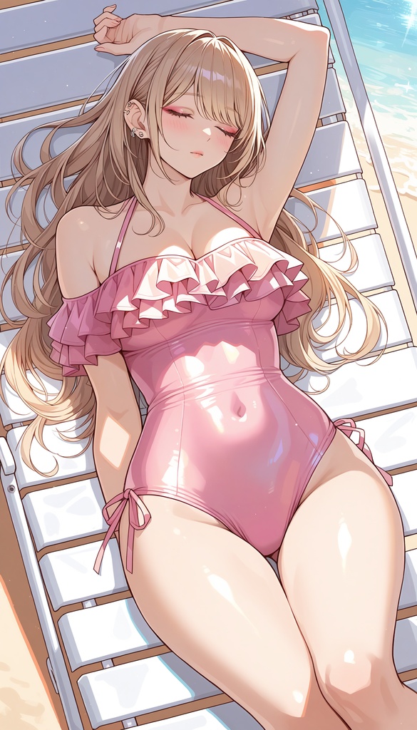 れんちゃんず໒꒱ 待受画面(水着R18)