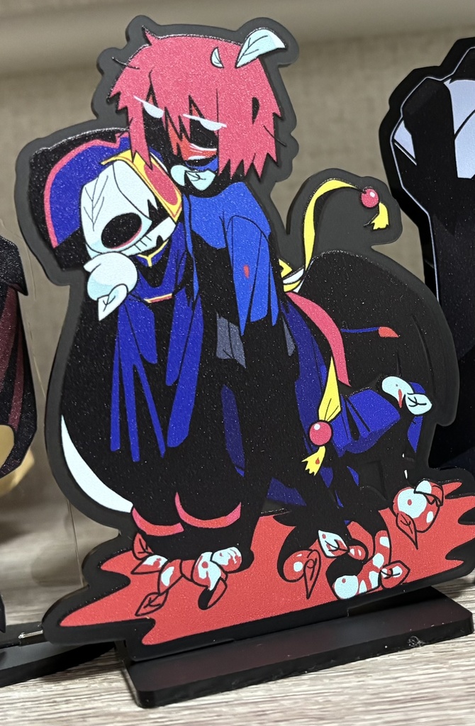 葉っぱと新人アクスタ