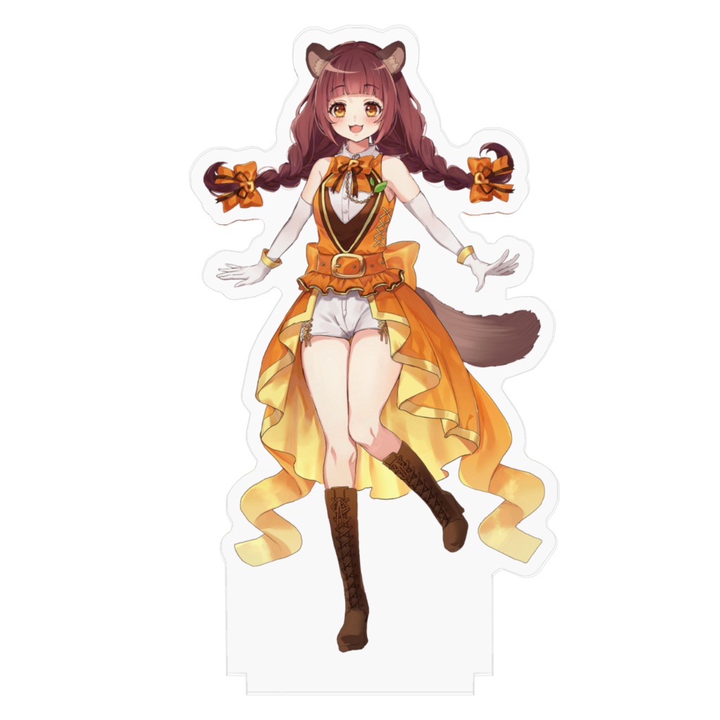 四月一日ぽこ美アイドル衣装立ち絵アクリルスタンド