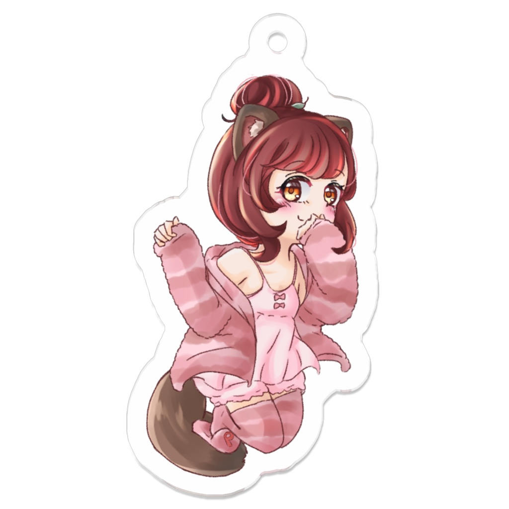 四月一日ぽこ美部屋着衣装SDアクリルキーホルダー
