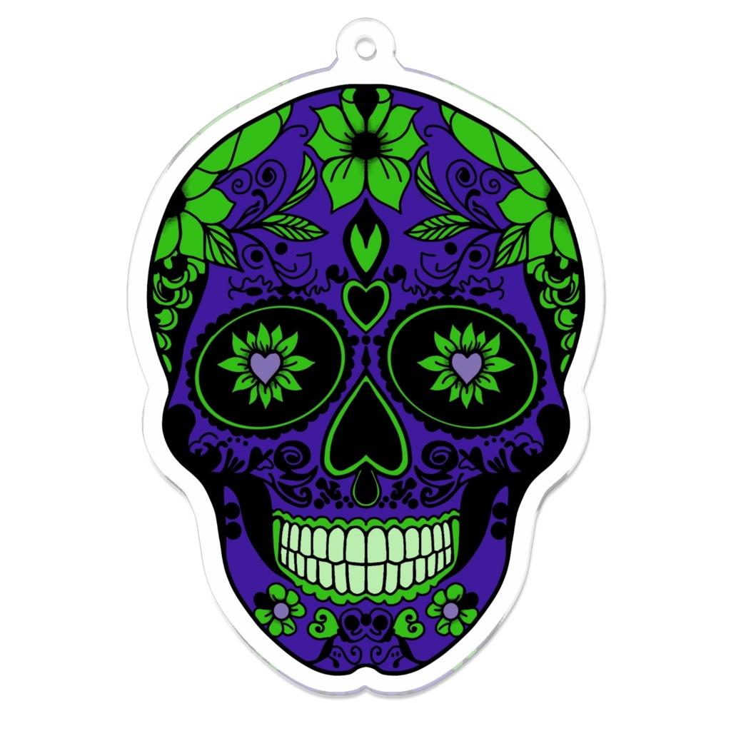 Calavera purple×green