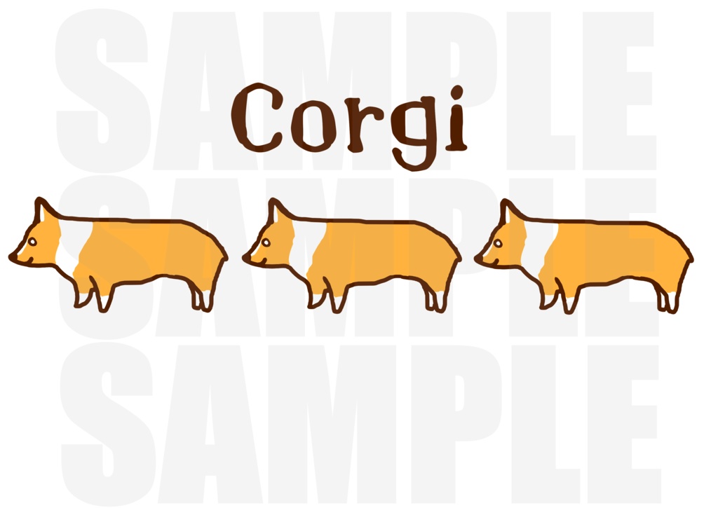 コーギーTシャツ